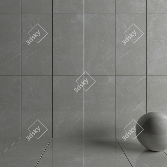 Maison Bone Wall Tiles: HD Multi-Texture Design 3D model image 3