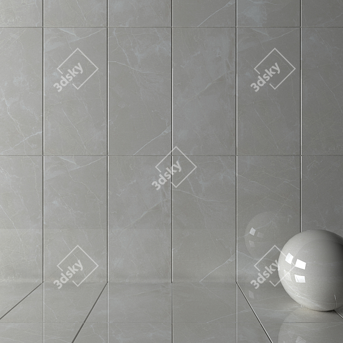 Maison Bone Wall Tiles: Multi-Texture, 3D Max, Corona Render 3D model image 2