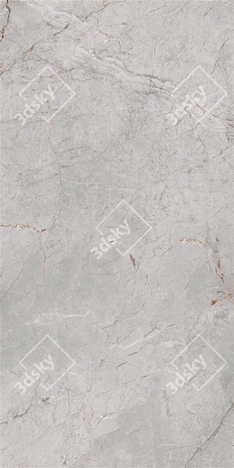 Quest Grey Wall Tiles: Multi-Texture, Corona Material 3D model image 4