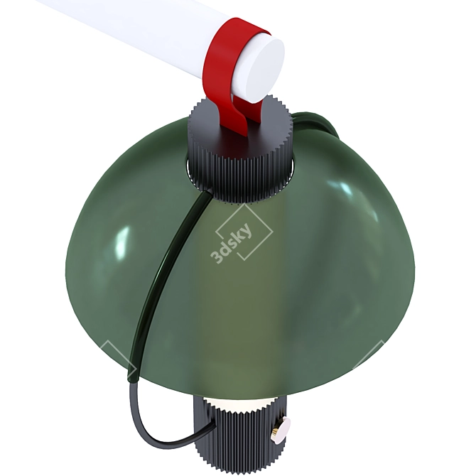 Moun: Modern Outdoor Lantern 3D model image 3