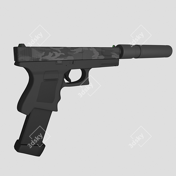 Night Guardian Glock 17 3D model image 2