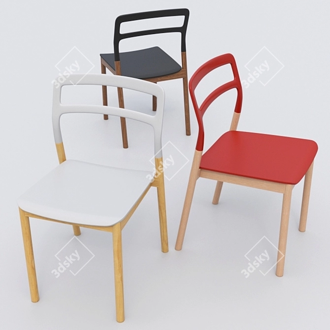 Sleek Florinda Chair: Monica Förster 3D model image 3