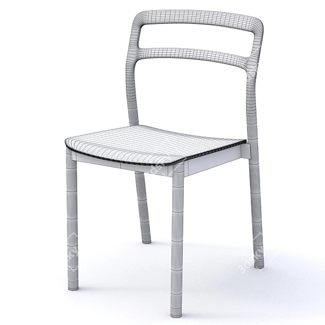 Sleek Florinda Chair: Monica Förster 3D model image 4