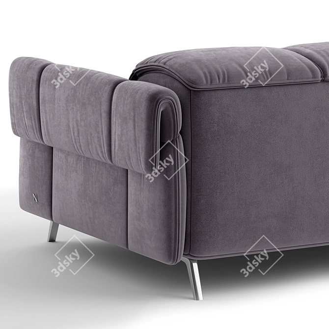 Natuzzi Seagull Fabric Sofa: 3ds Max + Vray 3D model image 3