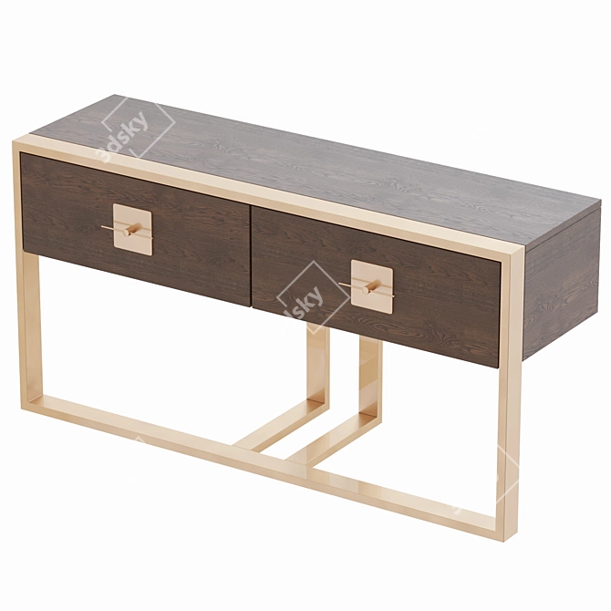 Osaka Modern Console Table 3D model image 3