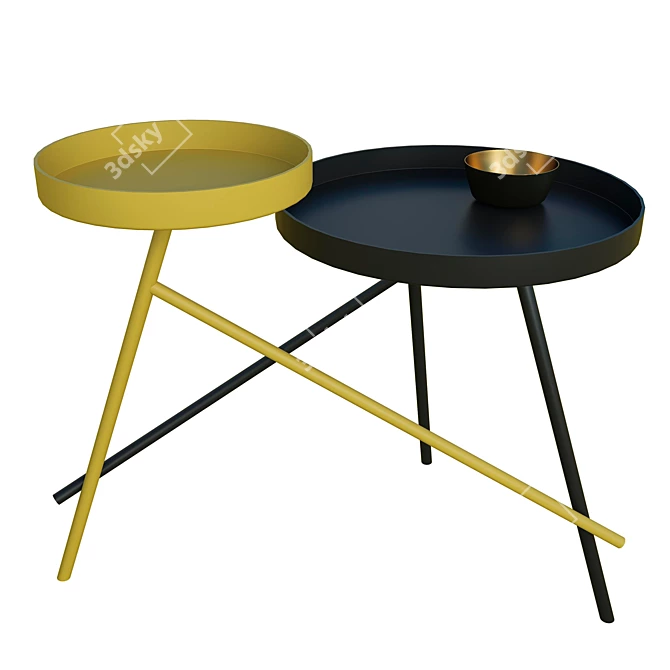 TANGO Coffee Table: Stylish and Modern 3D model image 1