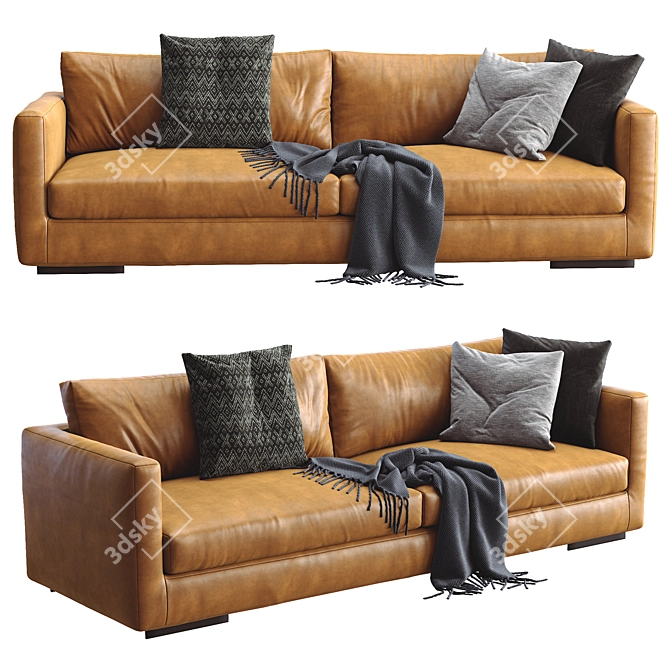 Modern Flexform Magnum Sofa 3D model image 1