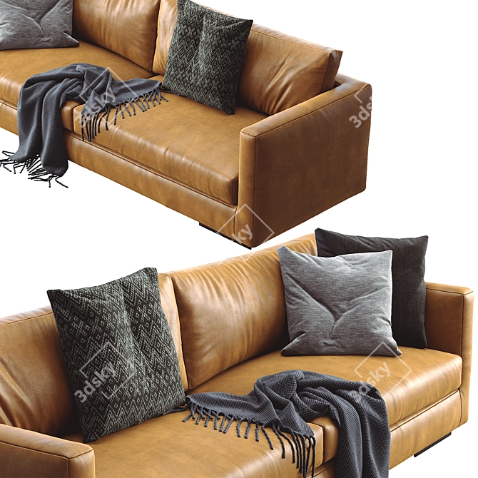 Modern Flexform Magnum Sofa 3D model image 2