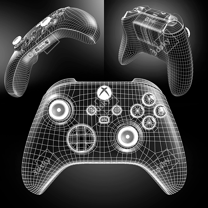 Next-Gen Gaming Powerhouse: Xbox Series X 3D model image 4