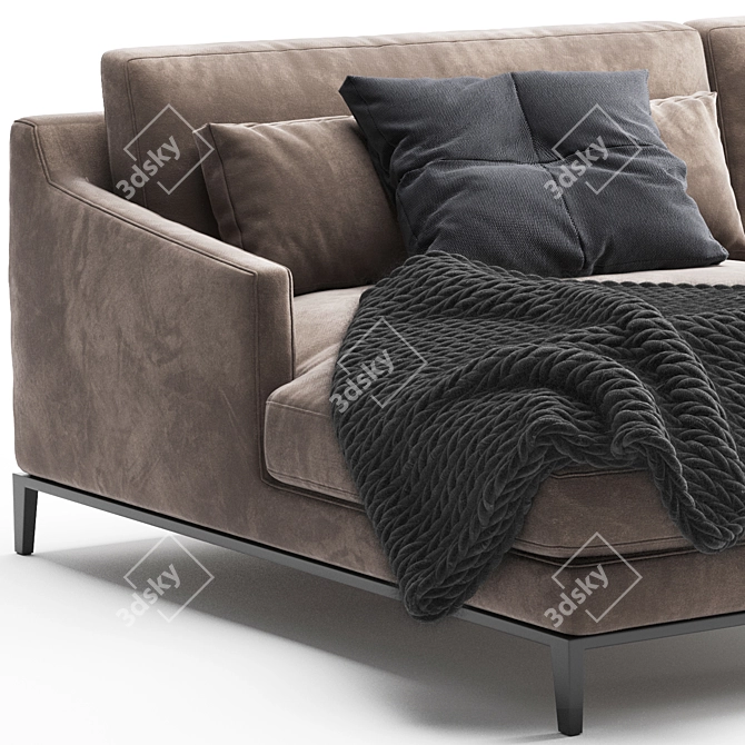 Modern Poliform Bellport Sofa 3D model image 3