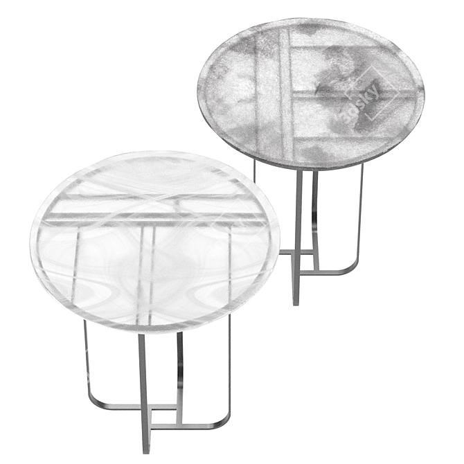 Saccaro Indoor Table: Elegant & Functional 3D model image 4