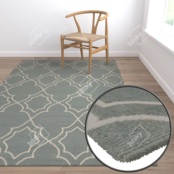 Ultimate Carpet Set: High-Quality Textures! 3D model image 5