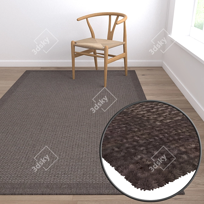 Title: Versatile Carpets Set 3D model image 5