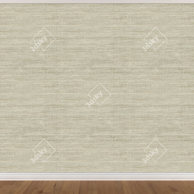 Seamless Wallpaper Set in 3 Colors 3D model image 3