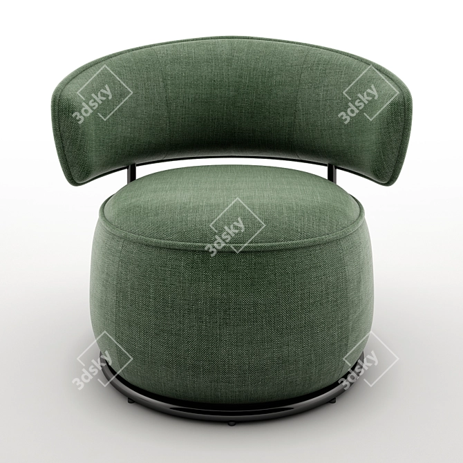 Minimalist Comfort: Armchair Picolo 3D model image 4