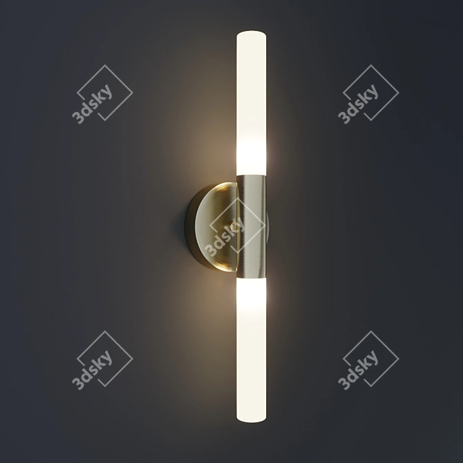 Sleek Agnes Wall Sconce 3D model image 1