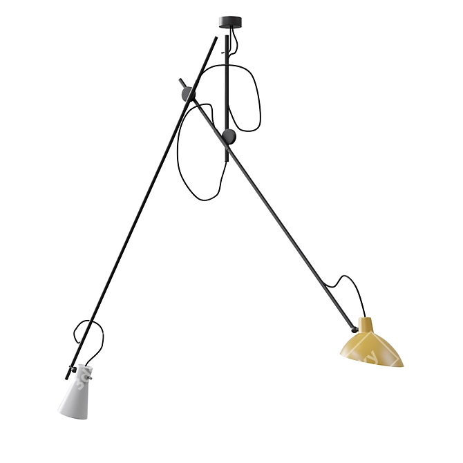  Danish Design Icon: VV Cinquanta Suspension 3D model image 2