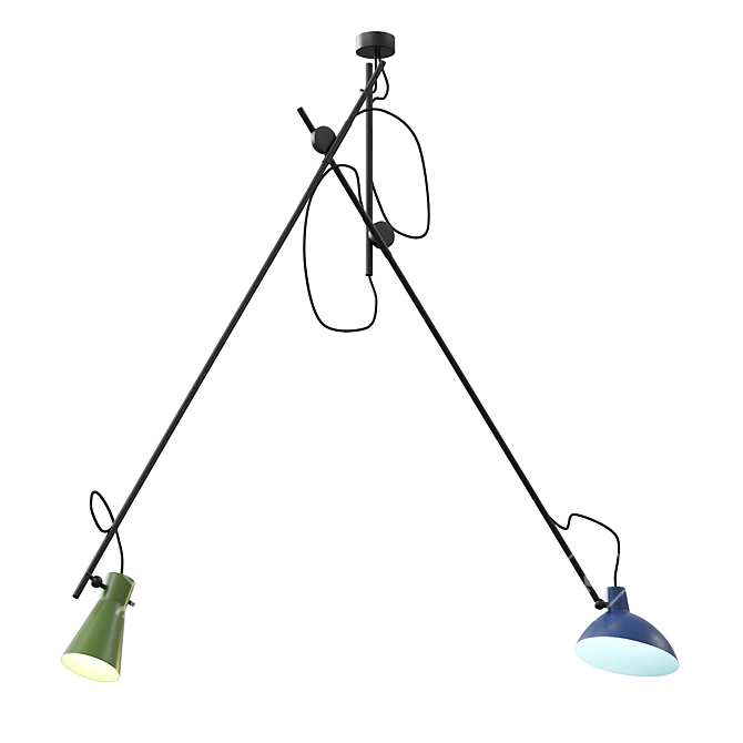  Danish Design Icon: VV Cinquanta Suspension 3D model image 3