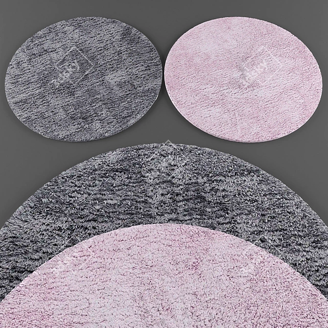 Round Rugs Collection 129 3D model image 1