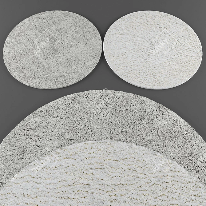 Round Rugs Collection 129 3D model image 2