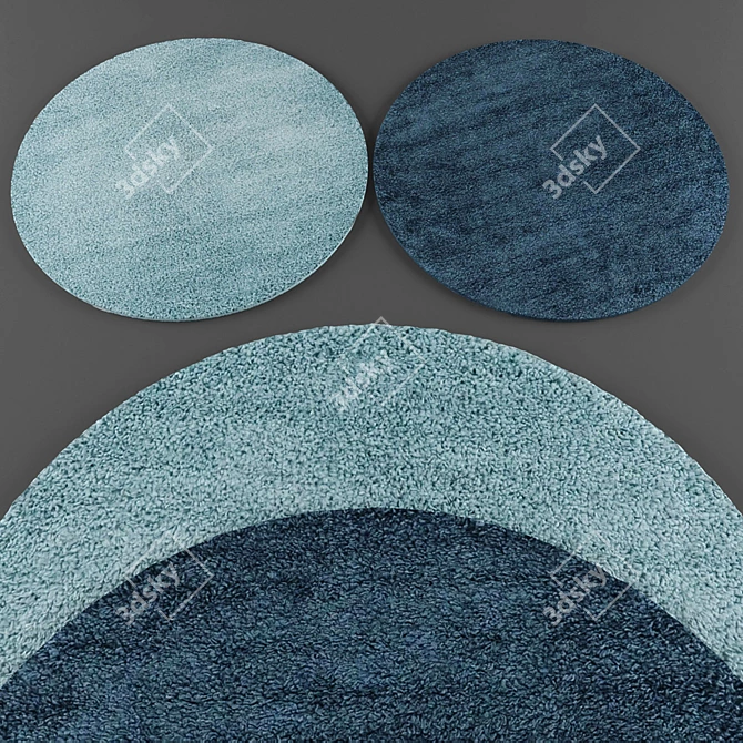 Round Rugs Collection 129 3D model image 3