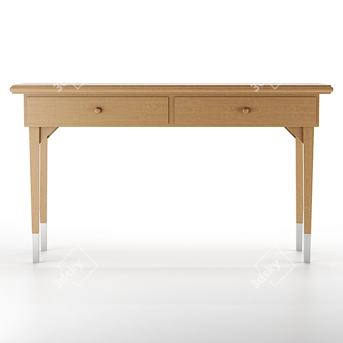 Elegant Classic Work Table 3D model image 5