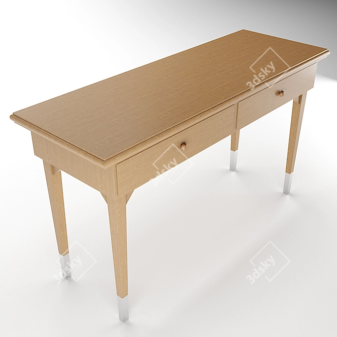 Elegant Classic Work Table 3D model image 6