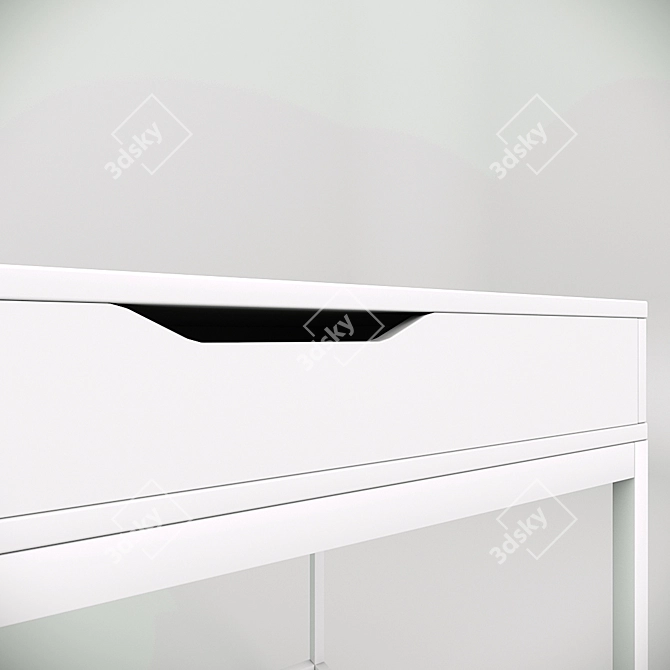 Modern Alex Table with Cable Management 3D model image 4
