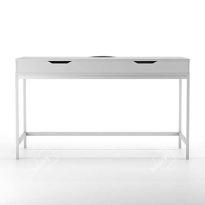 Modern Alex Table with Cable Management 3D model image 7