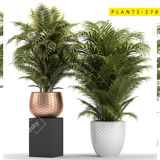 278 Plants Bundle: 3ds Max & Obj 3D model image 1