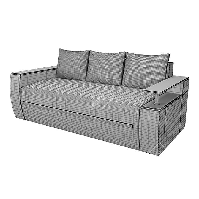 Tokyo Sofa: Modern Comfort for Your Home 3D model image 4