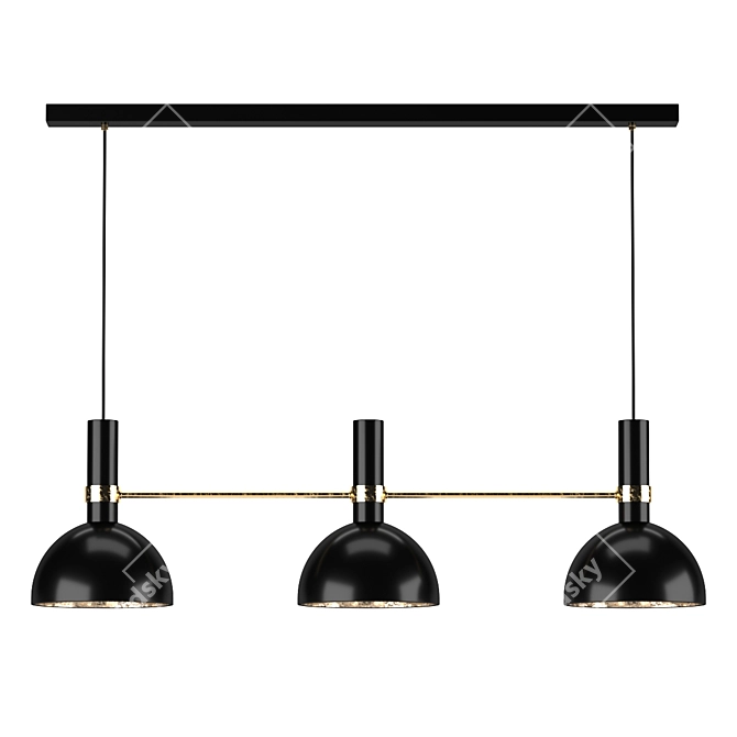 Sleek & Stylish Larry Lamp 3D model image 3