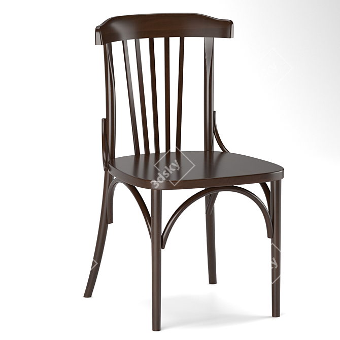 Viennese Cafe Chair, Art. 5314 3D model image 1