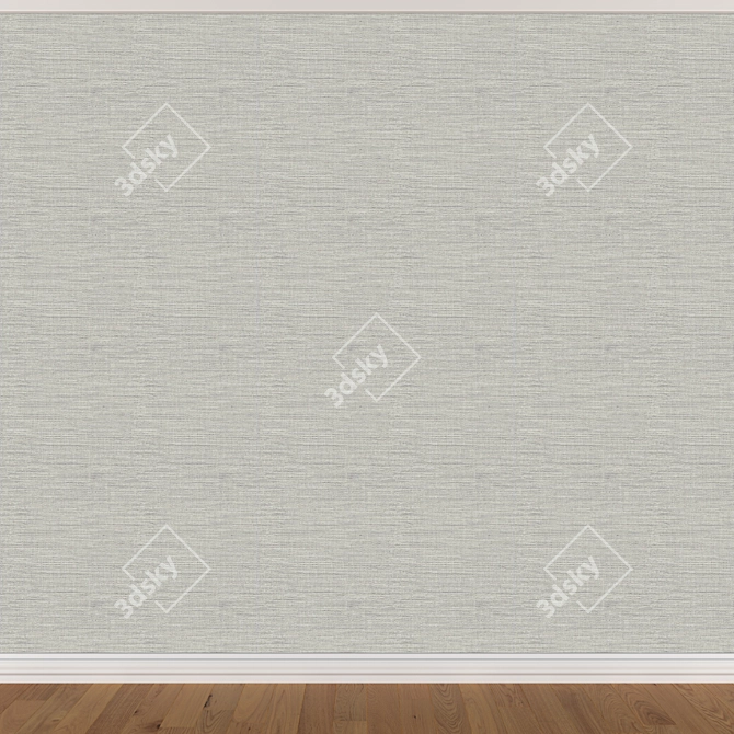 Seamless Wallpaper Set 452 (3 colors) 3D model image 3