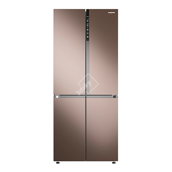 Premium Samsung RF5500 RF50K5961DP Refrigerator 3D model image 1