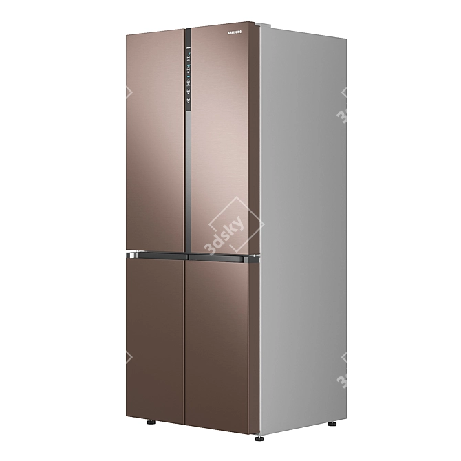 Premium Samsung RF5500 RF50K5961DP Refrigerator 3D model image 2