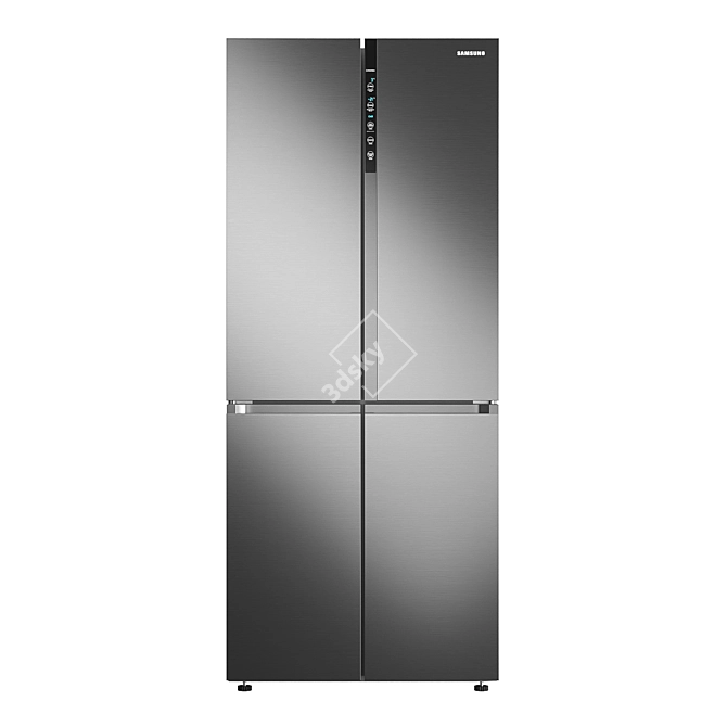 Samsung RF5500K RF50N5861B1 Refrigerator. 795x745x1920 Dimensions. 3ds Max + 3D model image 1