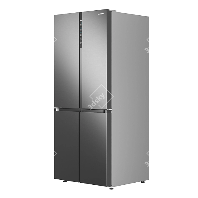 Samsung RF5500K RF50N5861B1 Refrigerator. 795x745x1920 Dimensions. 3ds Max + 3D model image 2