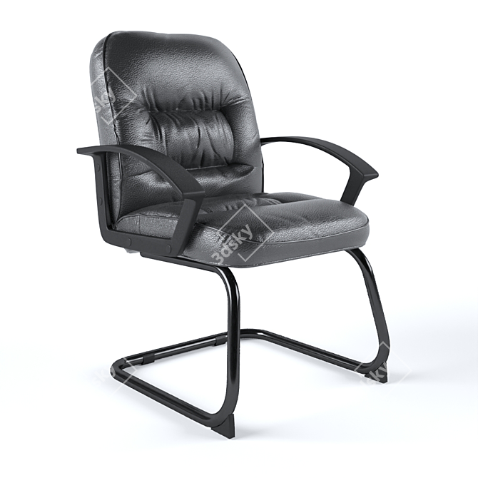 Poly 215k Office Chair 3D model image 1