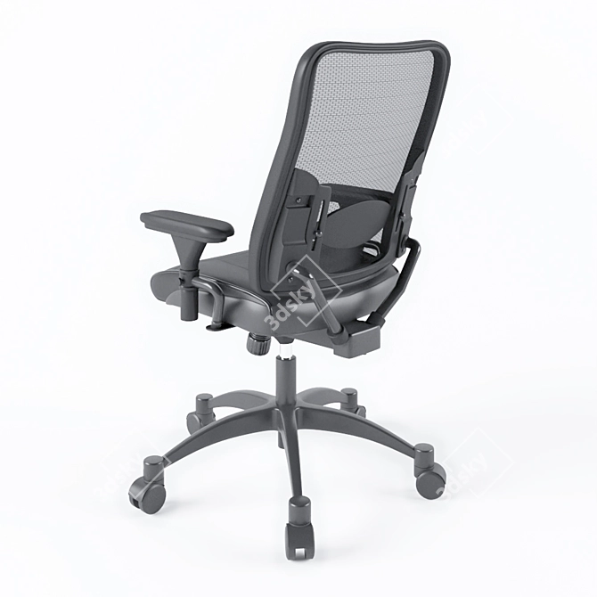 Ultimate Comfort Executive Chair 3D model image 5