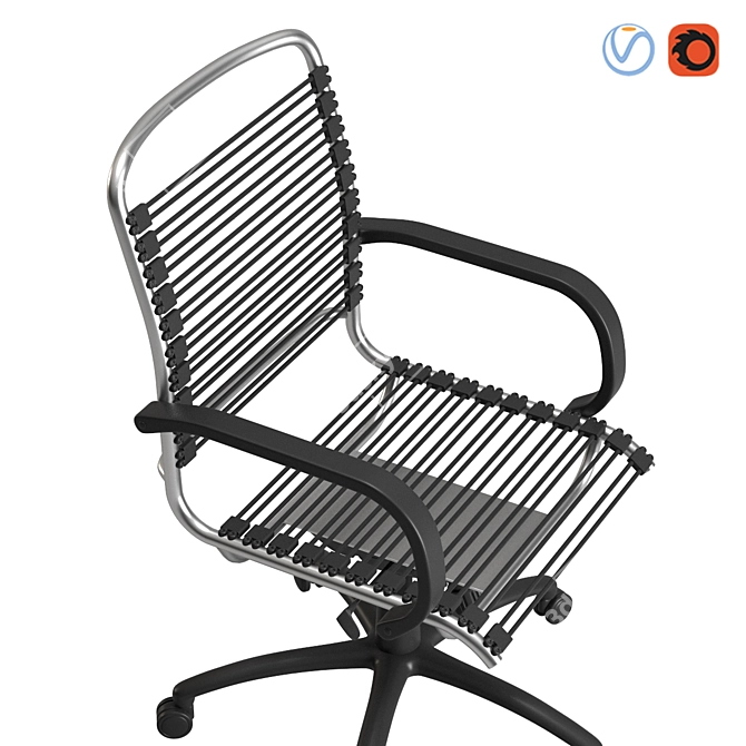 Bradley Ergonomic Office Chair - High Quality Design 3D model image 3