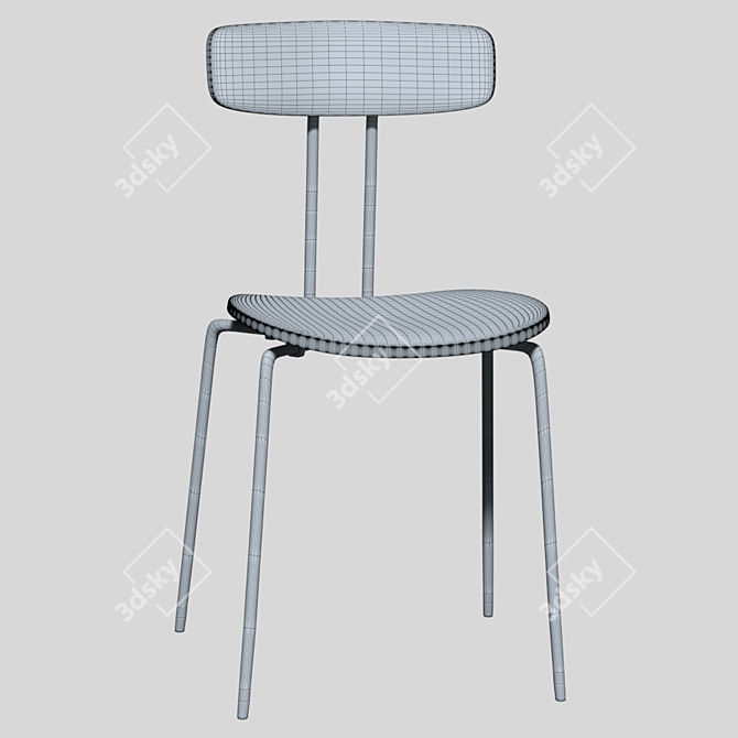 Modern Style: ZEITRAUM OKITO Plywood Chairs 3D model image 7