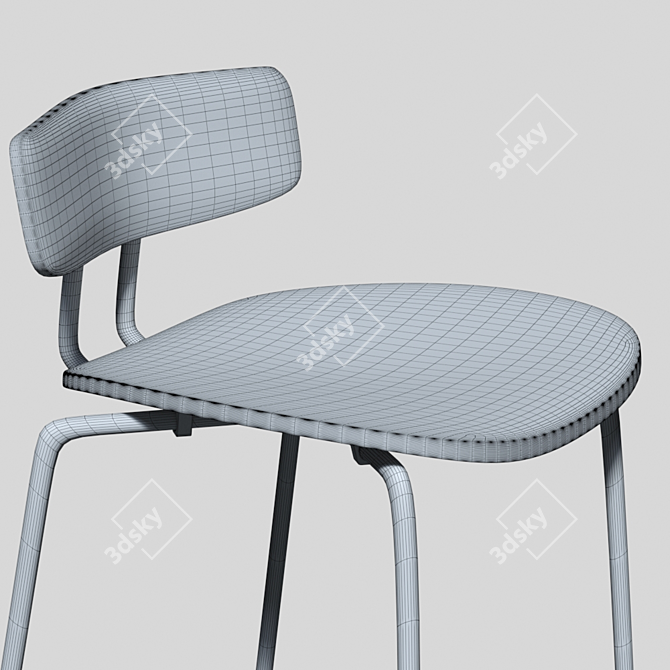 Modern Style: ZEITRAUM OKITO Plywood Chairs 3D model image 10