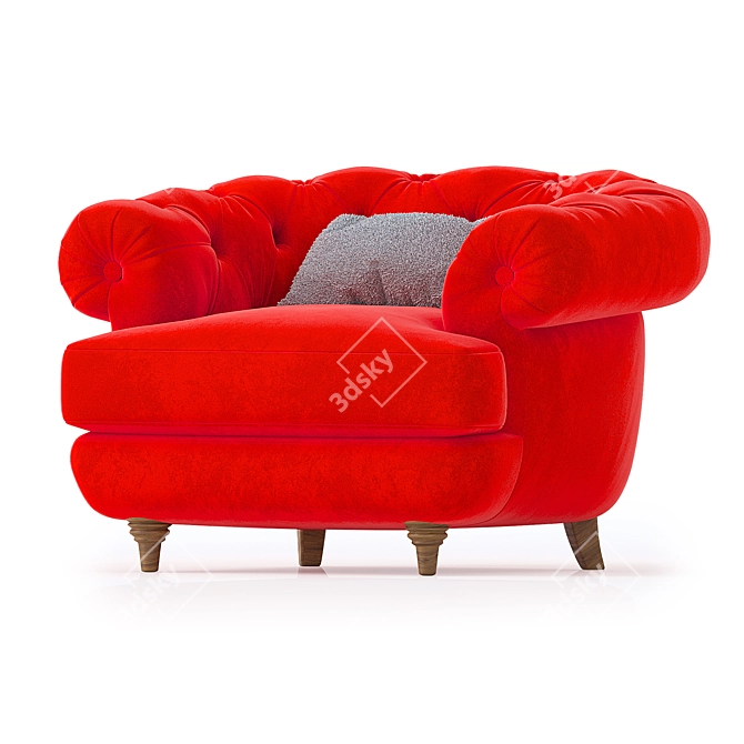 Swagamuffin Oversized Armchair 3D model image 1