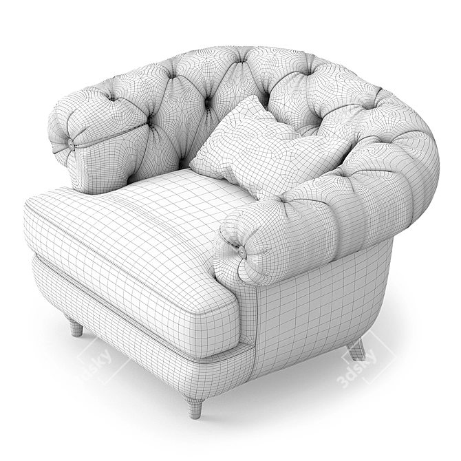 Swagamuffin Oversized Armchair 3D model image 5