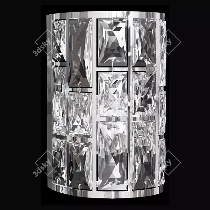 Maytoni Gelid Chrome Wall Lamp 3D model image 1