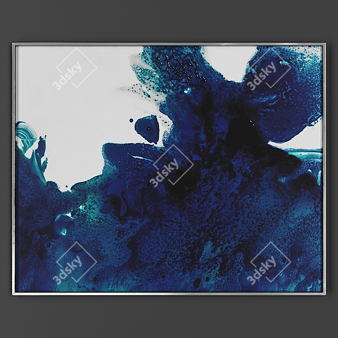 Elegant Frame for Artwork 3D model image 1