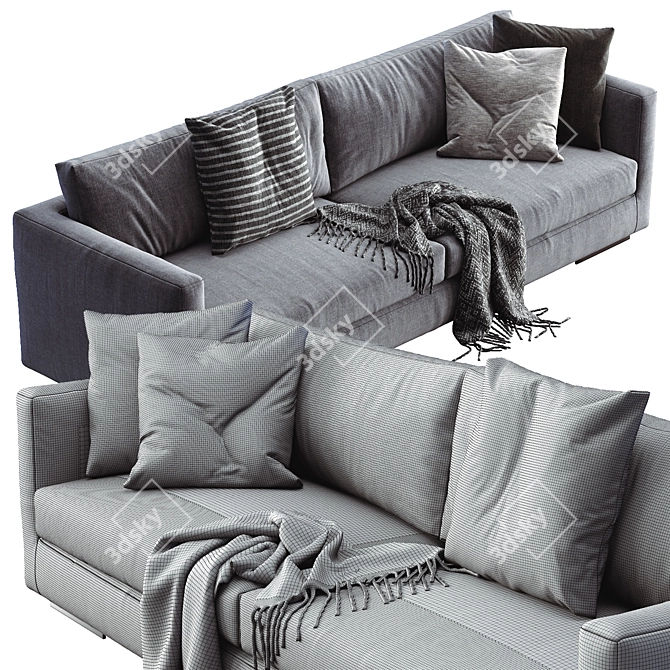 Luxury Flexform Magnum Sofa 3D model image 3