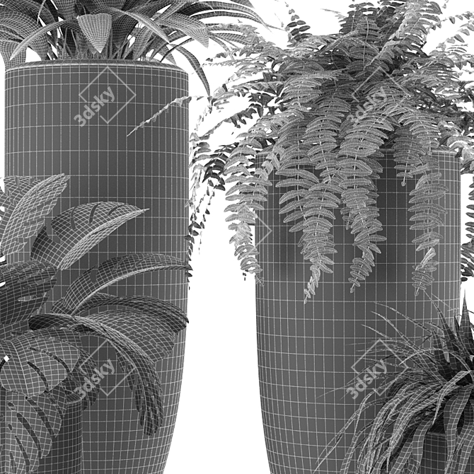 Lush Greenery Collection 3D model image 3