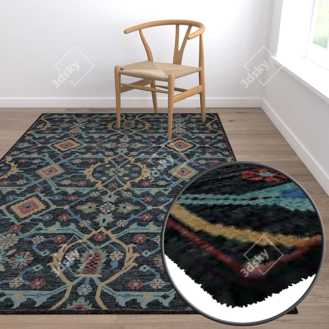 High-Quality Carpet Set - 3D Textures 3D model image 5